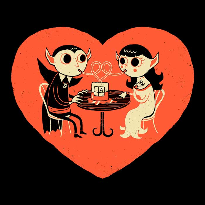 Blood Date Men's Apparel - Adult & Kids T-Shirts, Sweatshirts & Hoodies apparel design preview 2
