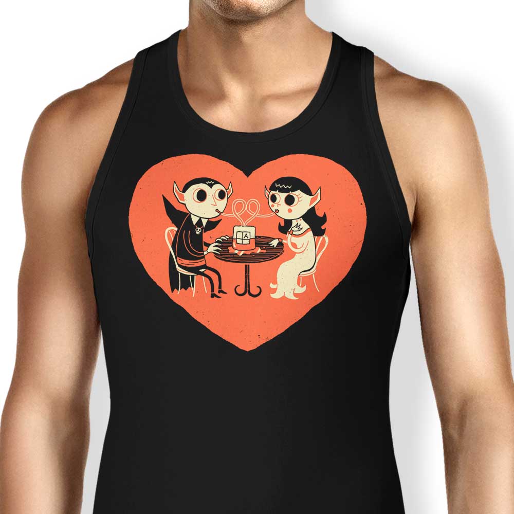 Blood Date Tank Top - Adult & Kids T-Shirts, Sweatshirts & Hoodies apparel design preview 1