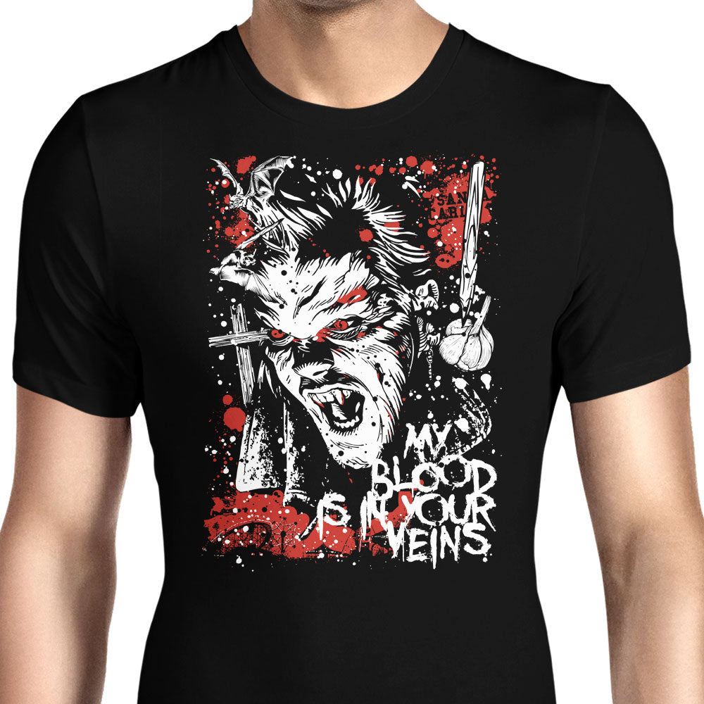 Blood in Your Veins Men's Apparel - Adult & Kids T-Shirts, Sweatshirts & Hoodies apparel design preview 1