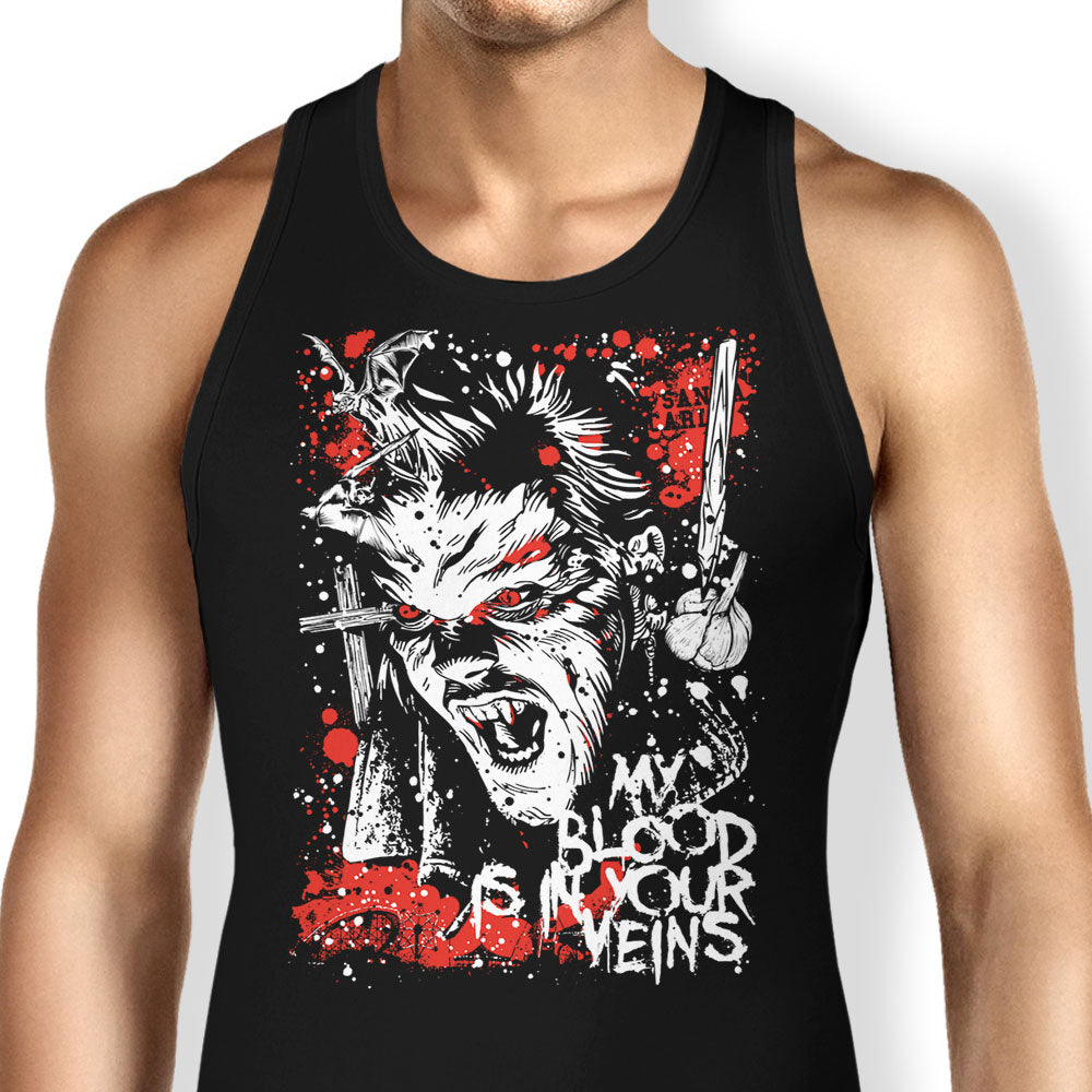 Blood in Your Veins Tank Top - Adult & Kids T-Shirts, Sweatshirts & Hoodies apparel design preview 1