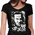 Blood is the Life Women's V-Neck - Adult & Kids T-Shirts, Sweatshirts & Hoodies apparel design preview 1
