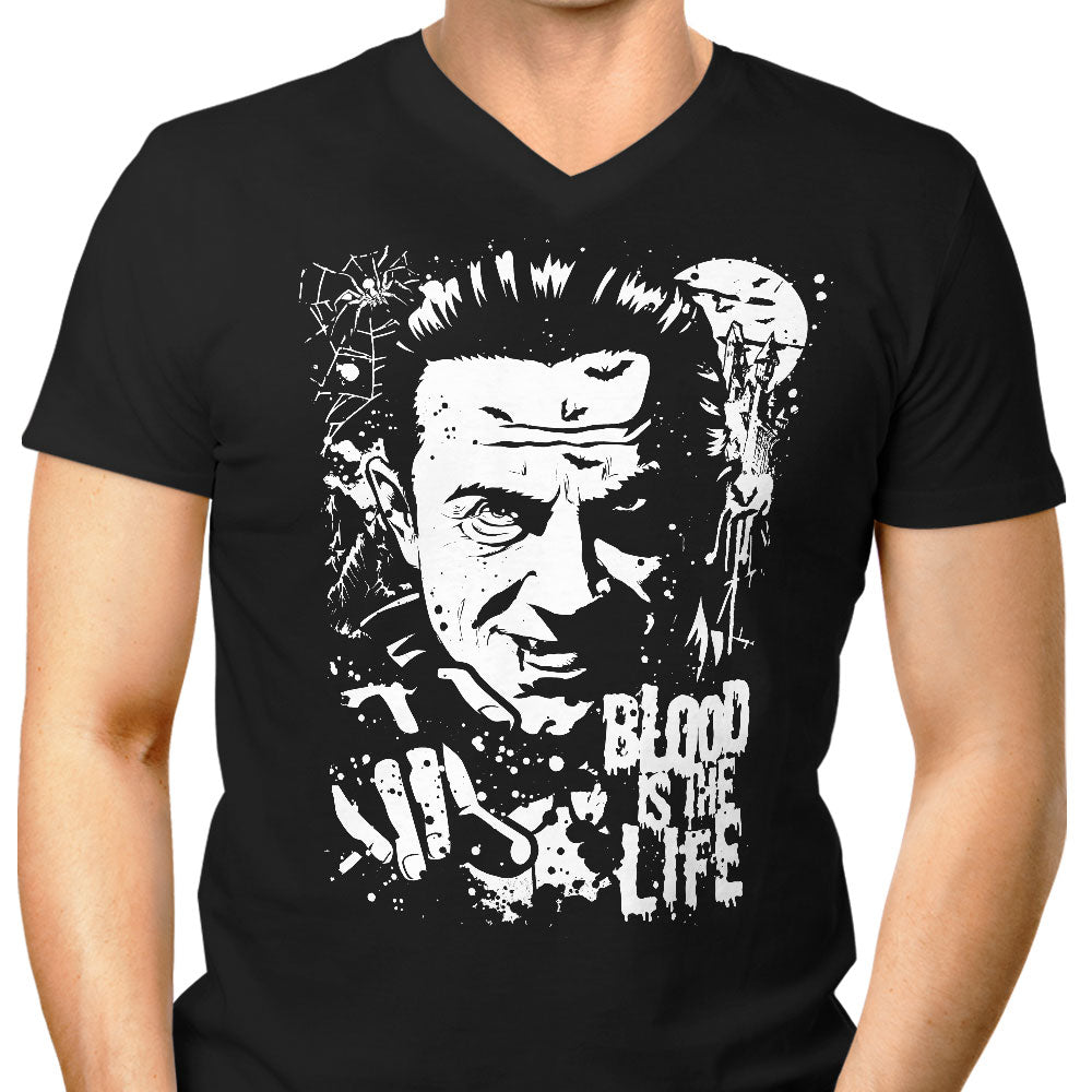 Blood is the Life Men's V-Neck - Adult & Kids T-Shirts, Sweatshirts & Hoodies apparel design preview 1