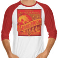Blood Moon 3/4 Sleeve Raglan - Adult & Kids T-Shirts, Sweatshirts & Hoodies apparel design preview 1