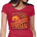 Blood Moon Women's V-Neck - Adult & Kids T-Shirts, Sweatshirts & Hoodies apparel design preview 1