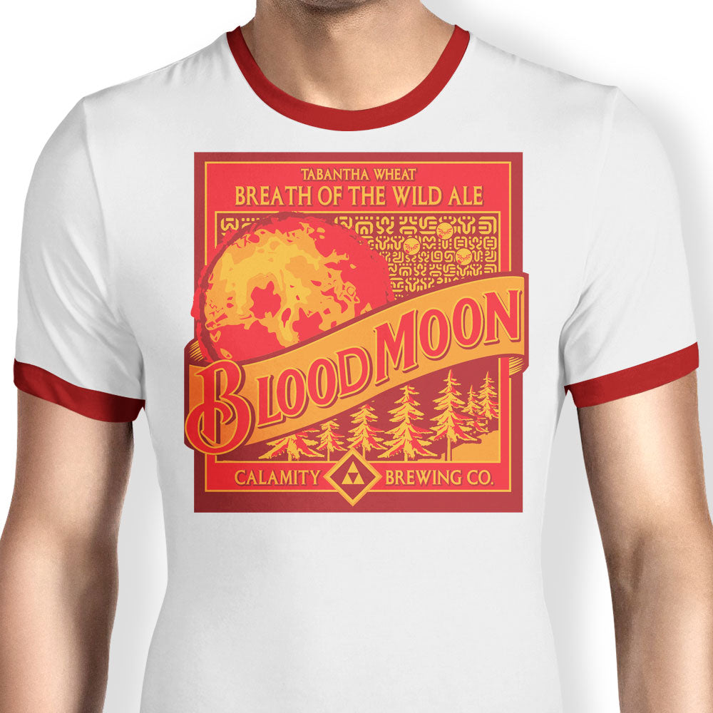 Blood Moon Ringer - Adult & Kids T-Shirts, Sweatshirts & Hoodies apparel design preview 1