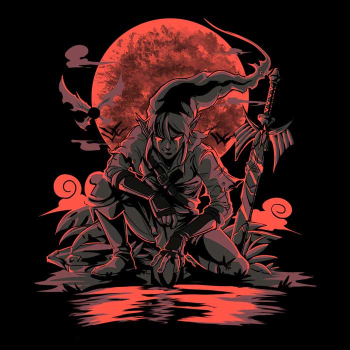 Blood Moon Rises Men's Apparel - Adult & Kids T-Shirts, Sweatshirts & Hoodies apparel design preview 2