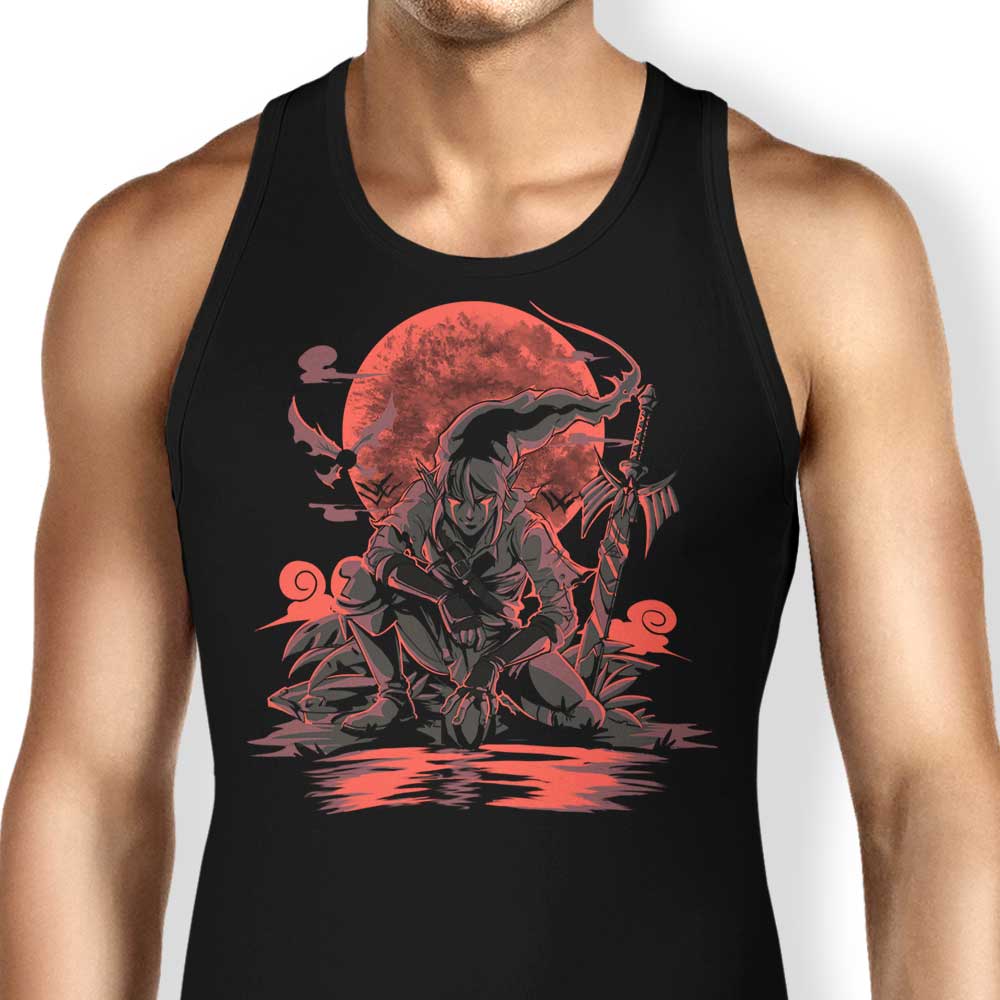 Blood Moon Rises Tank Top - Adult & Kids T-Shirts, Sweatshirts & Hoodies apparel design preview 1