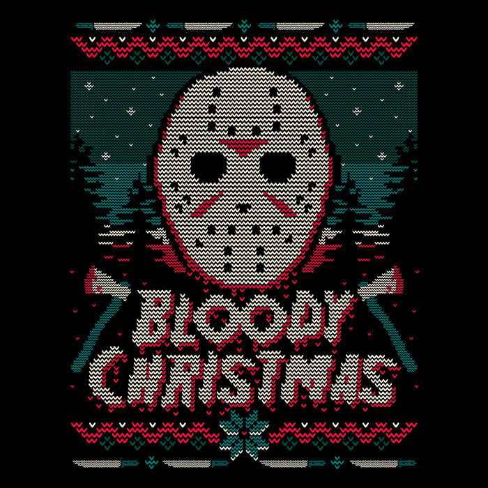 Bloody Ugly Christmas - Adult & Kids T-Shirts, Sweatshirts & Hoodies apparel design preview 2