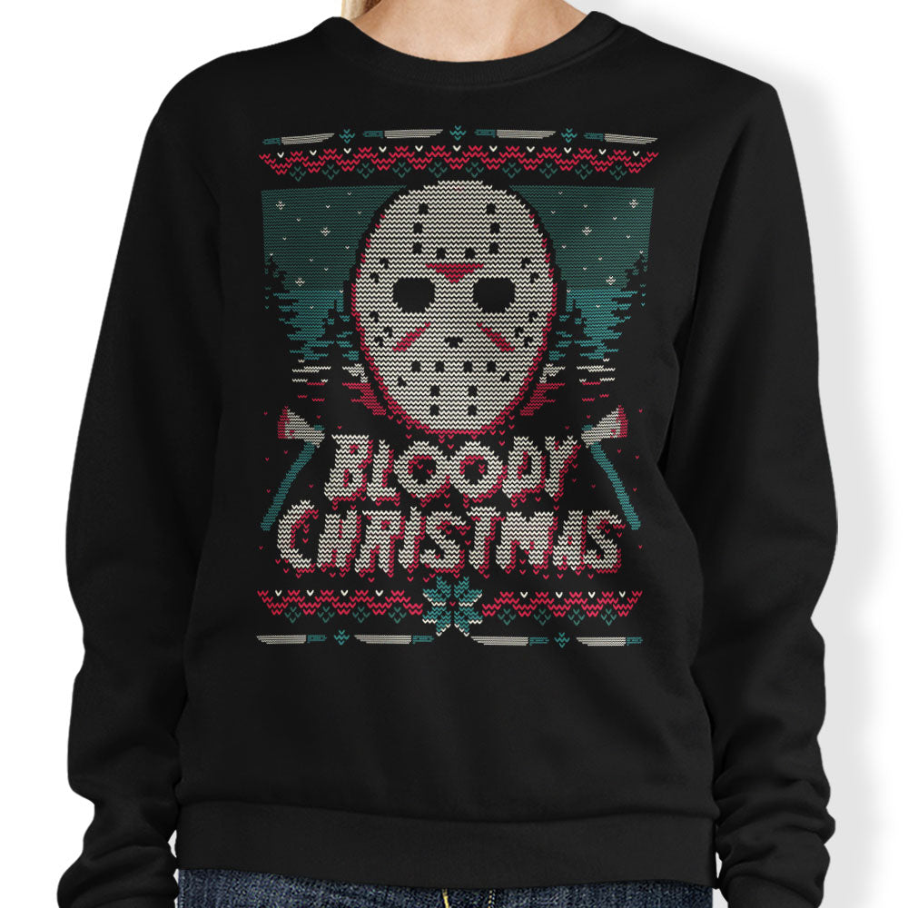 Bloody Ugly Christmas - Adult & Kids T-Shirts, Sweatshirts & Hoodies apparel design preview 1