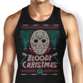 Bloody Ugly Christmas Tank Top - Adult & Kids T-Shirts, Sweatshirts & Hoodies apparel design preview 1