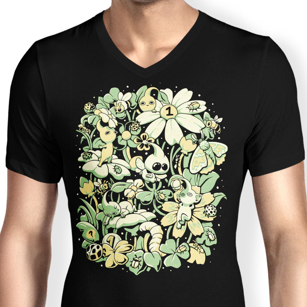Blooming Garden Men's V-Neck - Adult & Kids T-Shirts, Sweatshirts & Hoodies apparel design preview 2