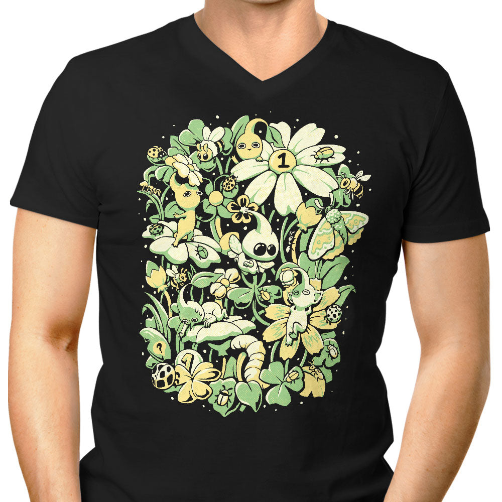 Blooming Garden Men's V-Neck - Adult & Kids T-Shirts, Sweatshirts & Hoodies apparel design preview 1