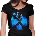 Blue Bomber Orb Women's V-Neck - Adult & Kids T-Shirts, Sweatshirts & Hoodies apparel design preview 1