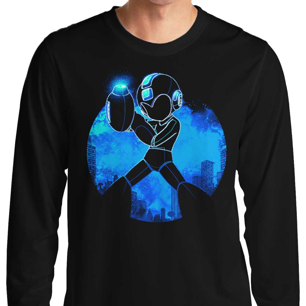 Blue Bomber Orb - Adult & Kids T-Shirts, Sweatshirts & Hoodies apparel design preview 1