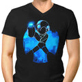 Blue Bomber Orb Men's V-Neck - Adult & Kids T-Shirts, Sweatshirts & Hoodies apparel design preview 1