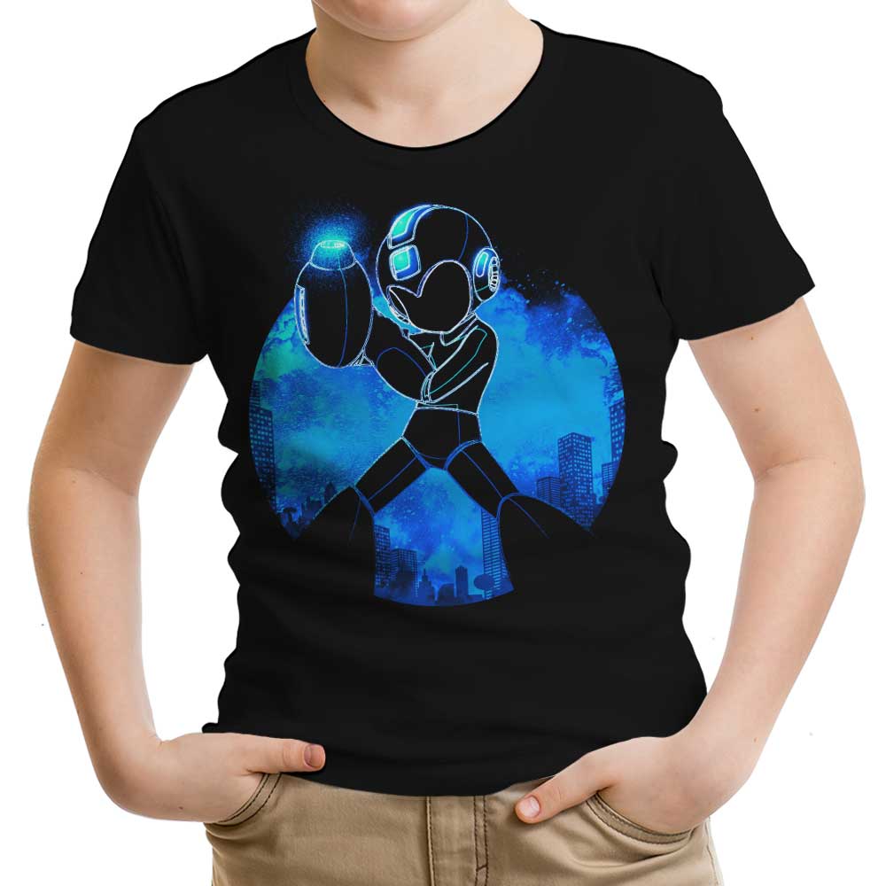 Blue Bomber Orb Youth Apparel - Adult & Kids T-Shirts, Sweatshirts & Hoodies apparel design preview 1