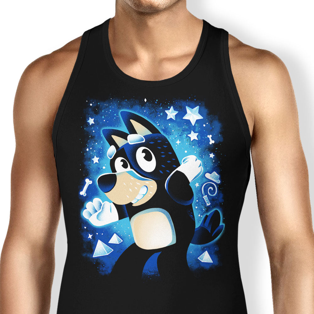 Blue Dog Dad Tank Top - Adult & Kids T-Shirts, Sweatshirts & Hoodies apparel design preview 1