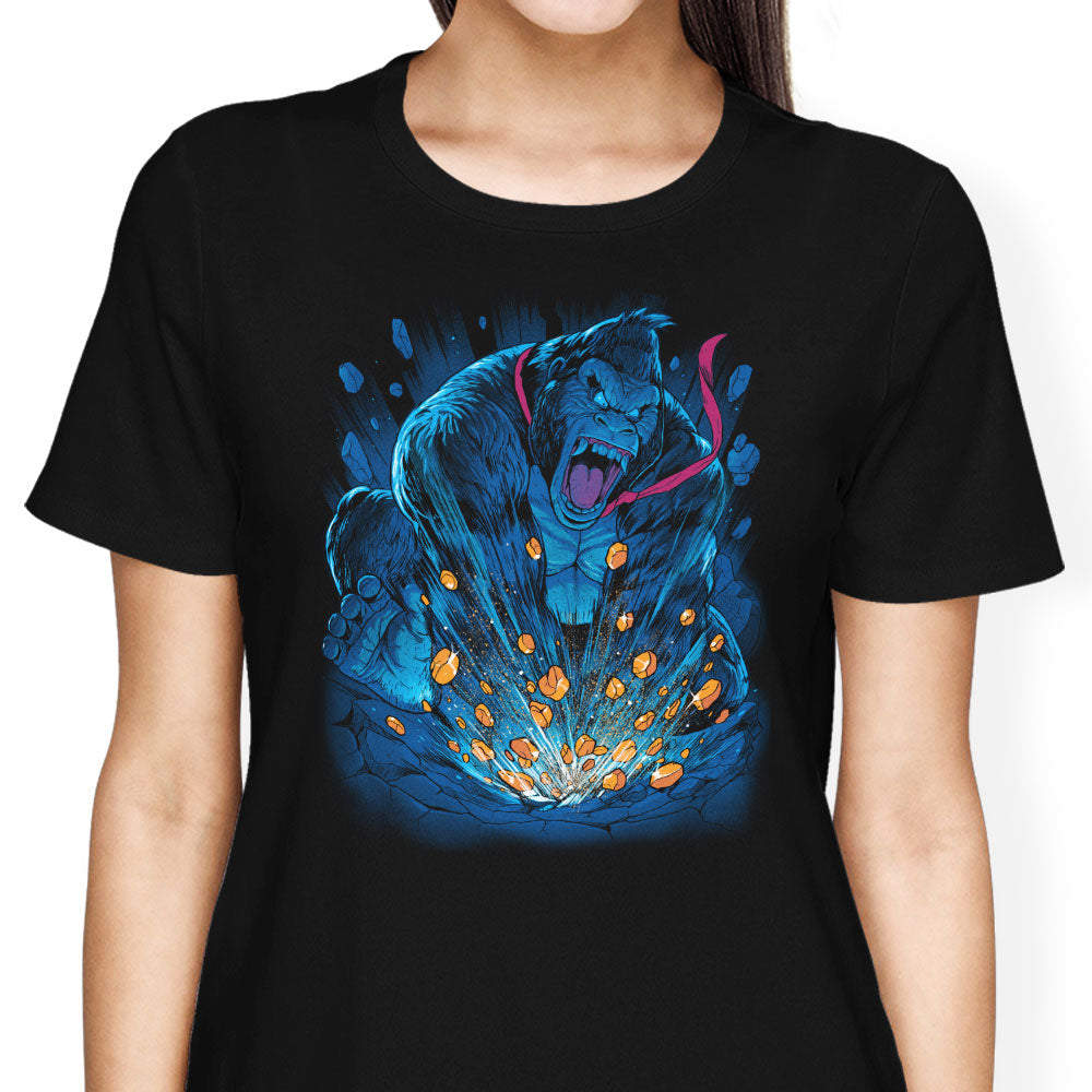 Blue Gorilla Women's Apparel - Adult & Kids T-Shirts, Sweatshirts & Hoodies apparel design preview 1