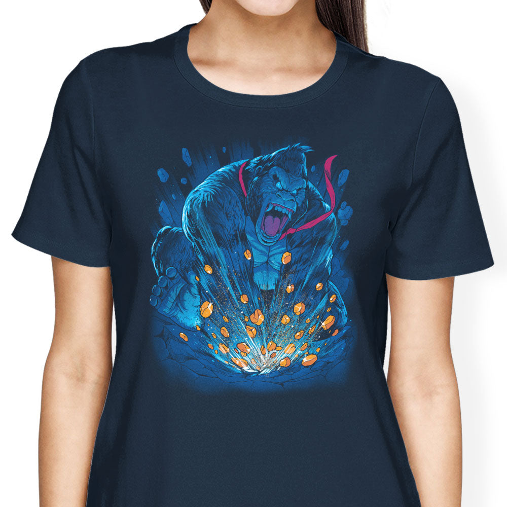 Blue Gorilla Women's Apparel - Adult & Kids T-Shirts, Sweatshirts & Hoodies apparel design preview 2