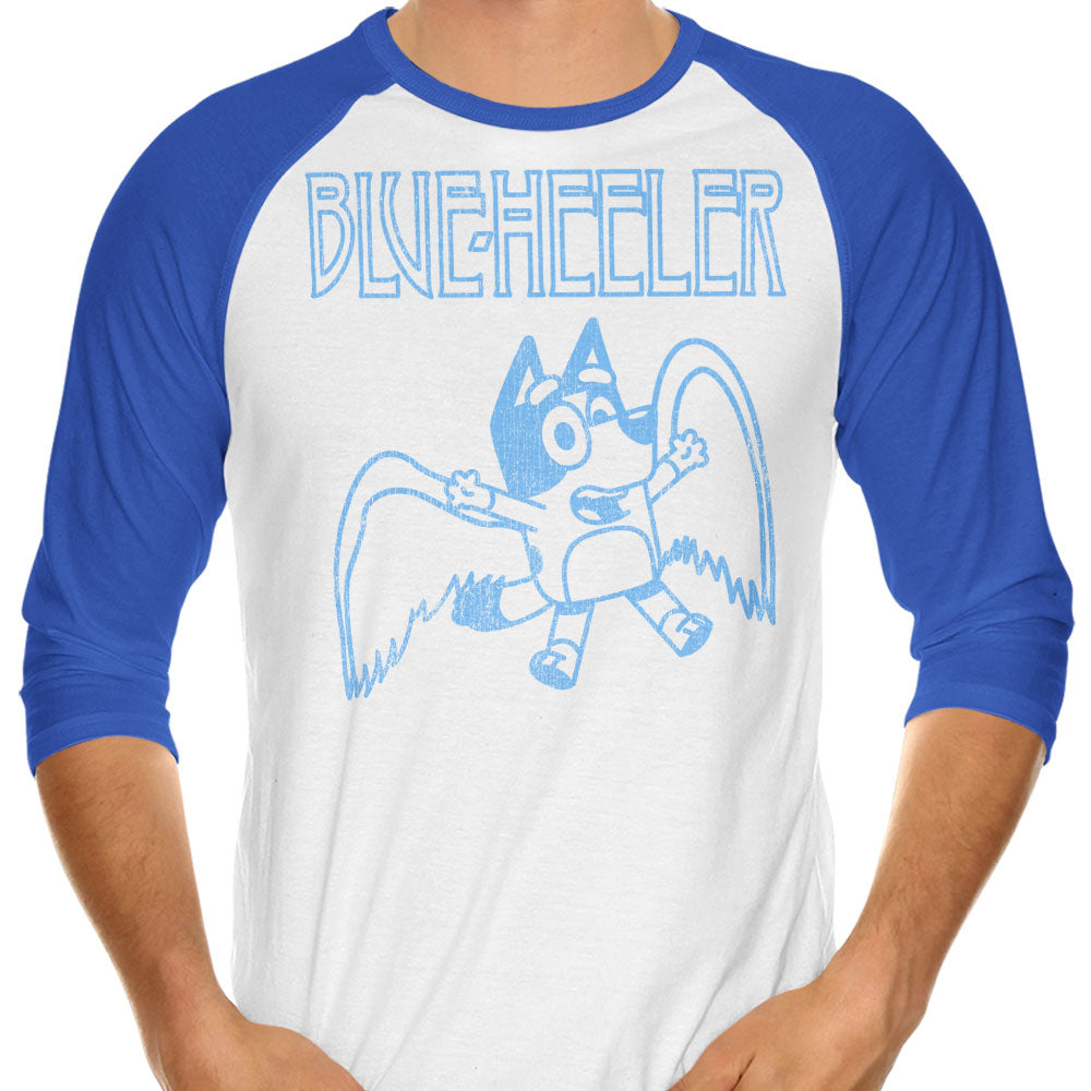 Blue Heeler 3/4 Sleeve Raglan - Adult & Kids T-Shirts, Sweatshirts & Hoodies apparel design preview 1
