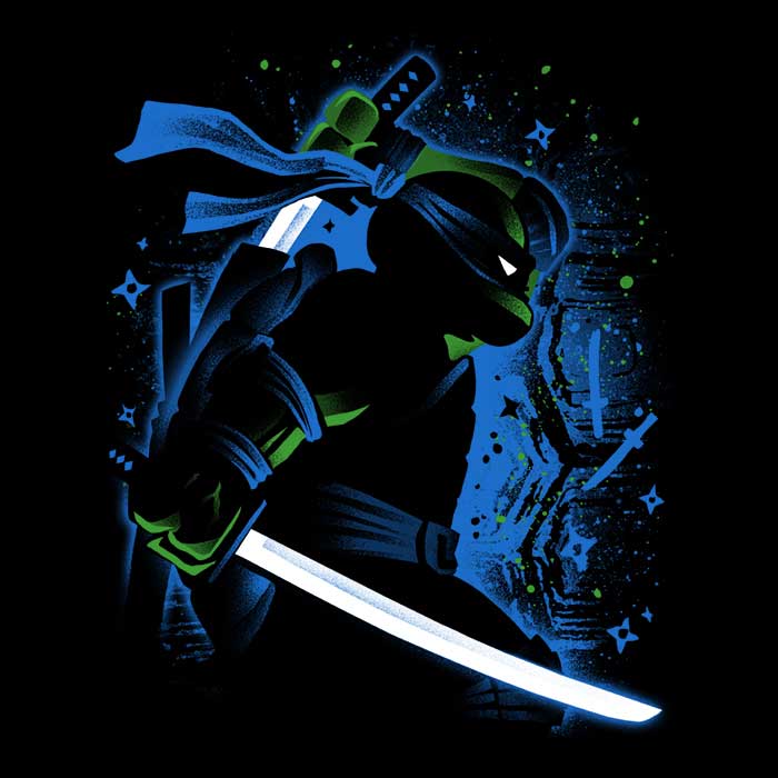 Blue Leader Ninja Men's Apparel - Adult & Kids T-Shirts, Sweatshirts & Hoodies apparel design preview 2
