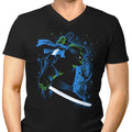 Blue Leader Ninja Men's V-Neck - Adult & Kids T-Shirts, Sweatshirts & Hoodies apparel design preview 1