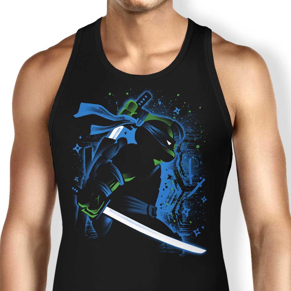 Blue Leader Ninja Tank Top - Adult & Kids T-Shirts, Sweatshirts & Hoodies apparel design preview 1