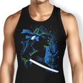 Blue Leader Ninja Tank Top - Adult & Kids T-Shirts, Sweatshirts & Hoodies apparel design preview 1