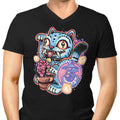 Blue Tiger of Prosperity Men's V-Neck - Adult & Kids T-Shirts, Sweatshirts & Hoodies apparel design preview 1