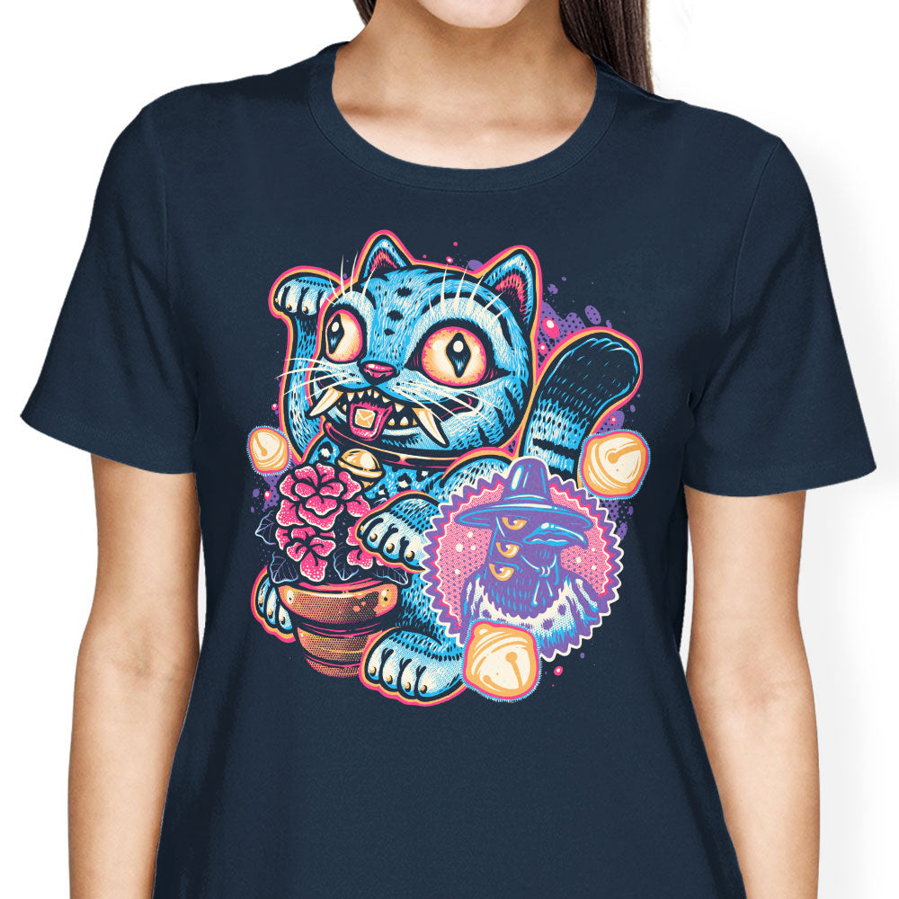 Blue Tiger of Prosperity Women's Apparel - Adult & Kids T-Shirts, Sweatshirts & Hoodies apparel design preview 2