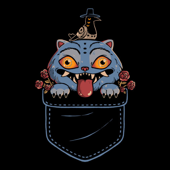 Blue Tiger Pocket Women's V-Neck - Adult & Kids T-Shirts, Sweatshirts & Hoodies apparel design preview 2