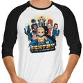 Bob Pilgrim 3/4 Sleeve Raglan - Adult & Kids T-Shirts, Sweatshirts & Hoodies apparel design preview 1