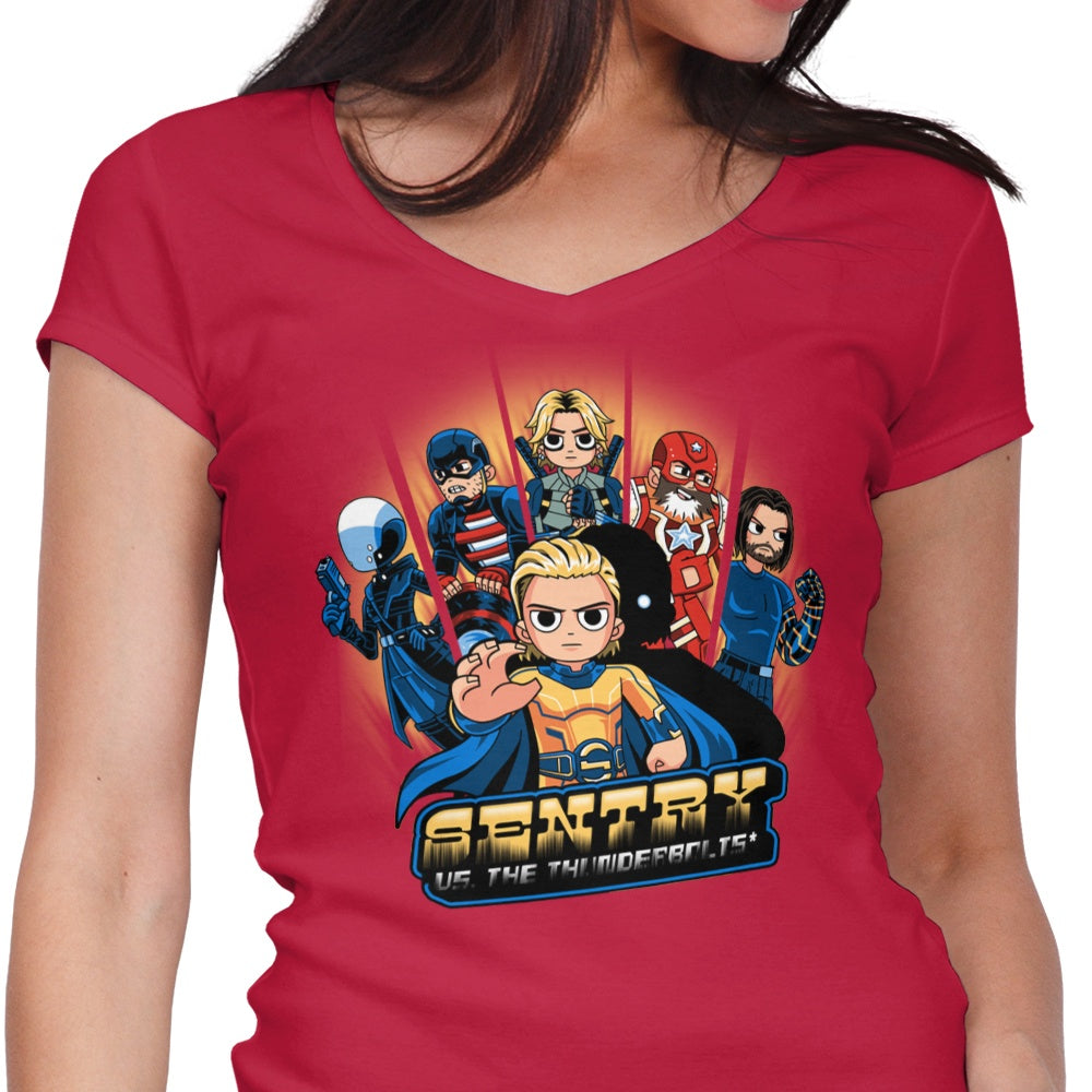 Bob Pilgrim Women's V-Neck - Adult & Kids T-Shirts, Sweatshirts & Hoodies apparel design preview 1