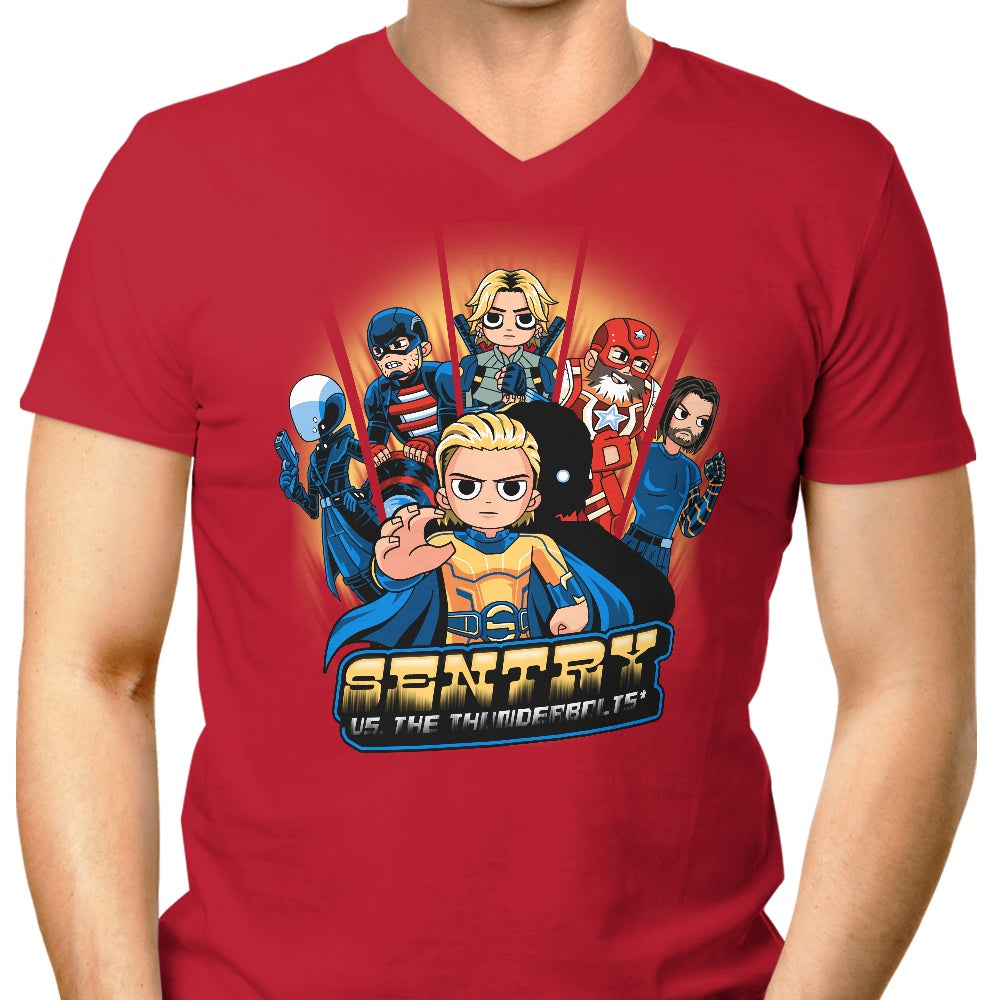 Bob Pilgrim Men's V-Neck - Adult & Kids T-Shirts, Sweatshirts & Hoodies apparel design preview 1