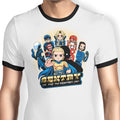 Bob Pilgrim Ringer - Adult & Kids T-Shirts, Sweatshirts & Hoodies apparel design preview 1