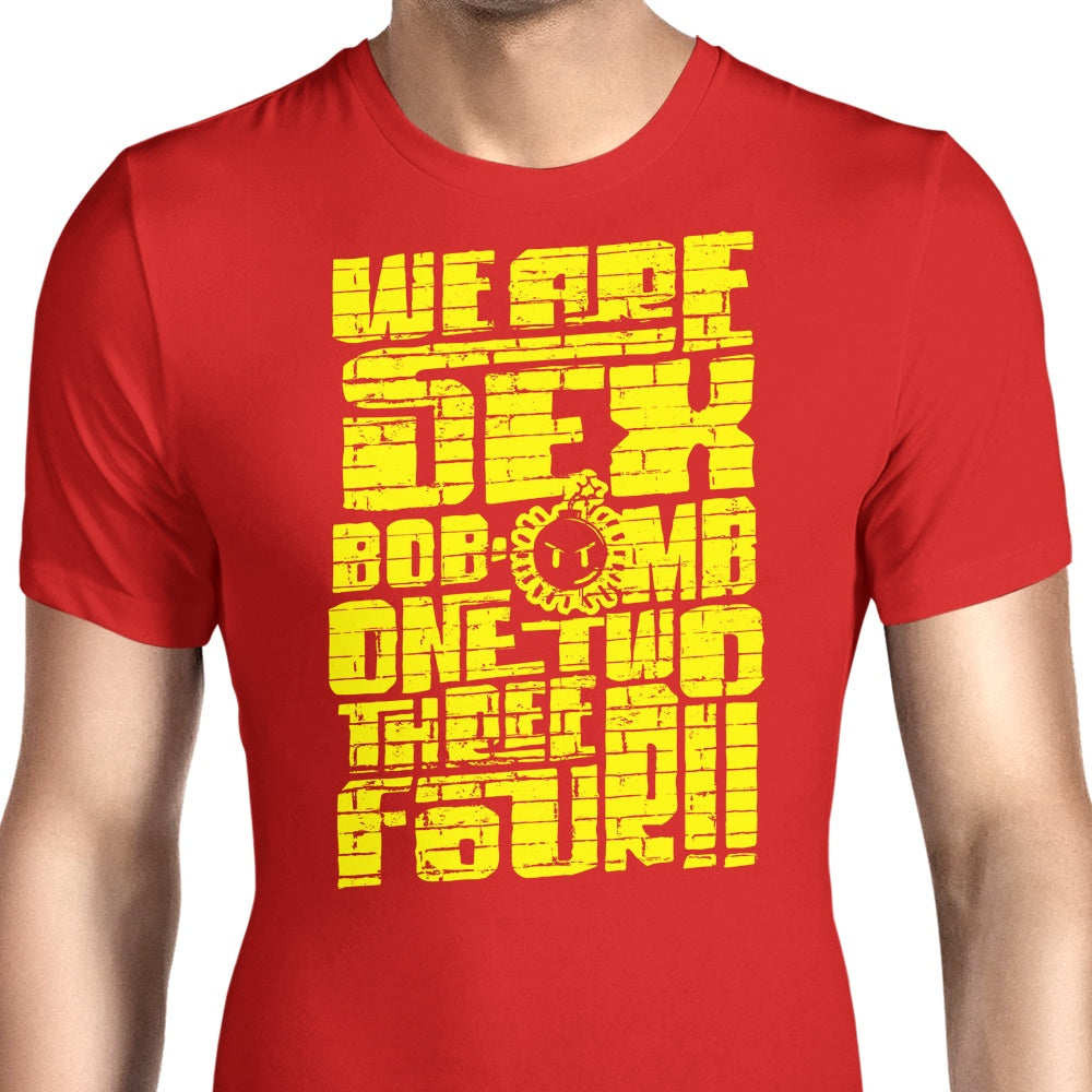 Bob-omb-Wall-Art Men's Apparel - Adult & Kids T-Shirts, Sweatshirts & Hoodies apparel design preview 1