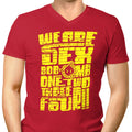 Bob-omb-Wall-Art Men's V-Neck - Adult & Kids T-Shirts, Sweatshirts & Hoodies apparel design preview 1