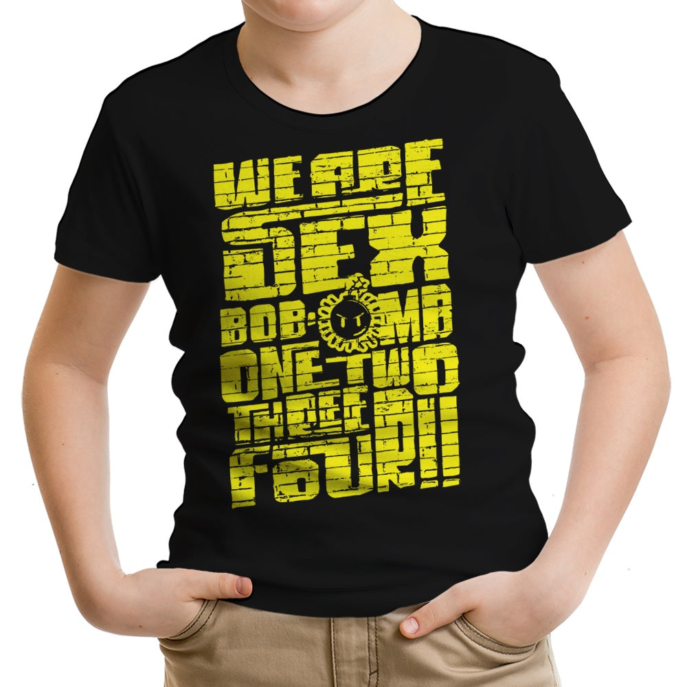 Bob-omb-Wall-Art Youth Apparel - Adult & Kids T-Shirts, Sweatshirts & Hoodies apparel design preview 2