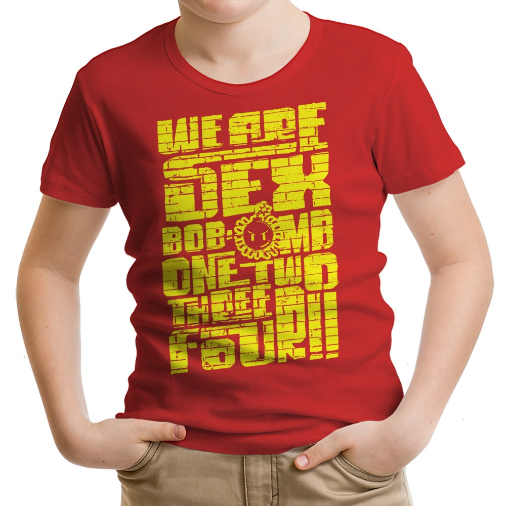 Bob-omb-Wall-Art Youth Apparel - Adult & Kids T-Shirts, Sweatshirts & Hoodies apparel design preview 1