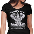 Body by Krang Women's V-Neck - Adult & Kids T-Shirts, Sweatshirts & Hoodies apparel design preview 1