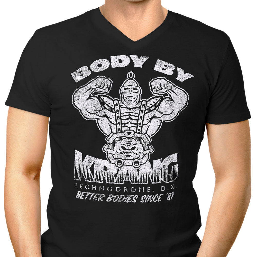 Body by Krang Men's V-Neck - Adult & Kids T-Shirts, Sweatshirts & Hoodies apparel design preview 1
