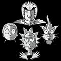 Bohemian Ricksody Coasters - Adult & Kids T-Shirts, Sweatshirts & Hoodies apparel design preview 1