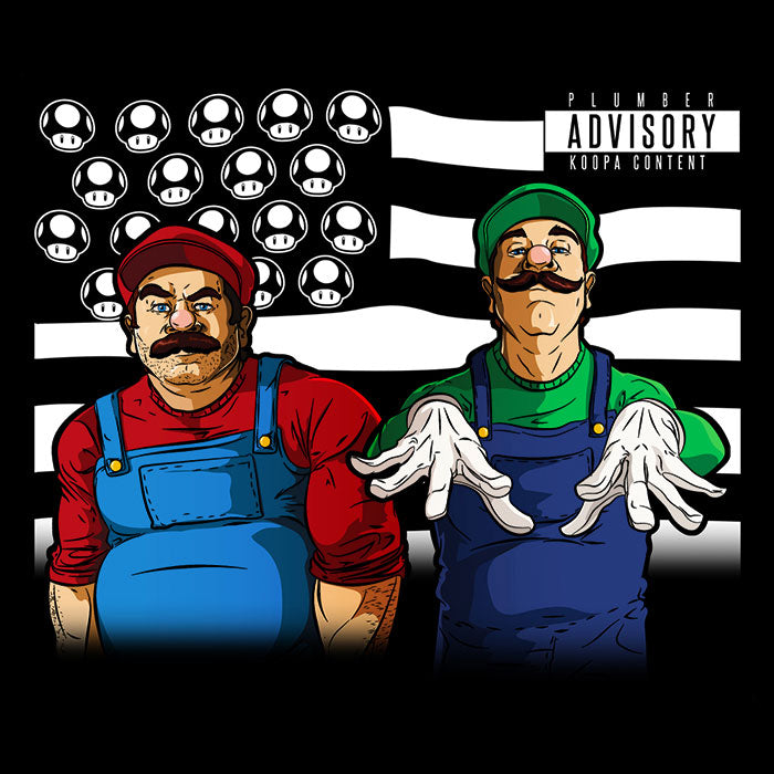 Bombs Over Koopas Men's Apparel - Adult & Kids T-Shirts, Sweatshirts & Hoodies apparel design preview 2