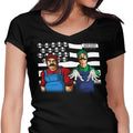 Bombs Over Koopas Women's V-Neck - Adult & Kids T-Shirts, Sweatshirts & Hoodies apparel design preview 1