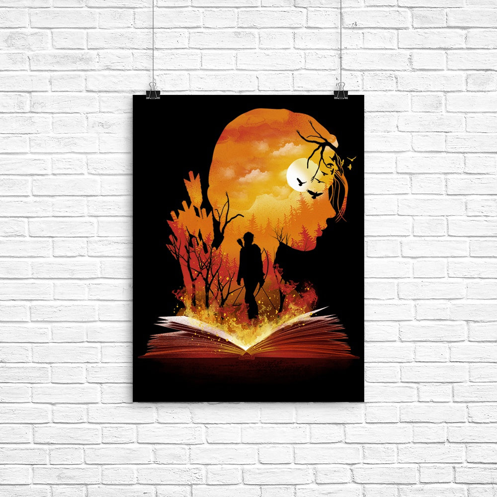 Book of Dystopia Poster - Adult & Kids T-Shirts, Sweatshirts & Hoodies apparel design preview 1