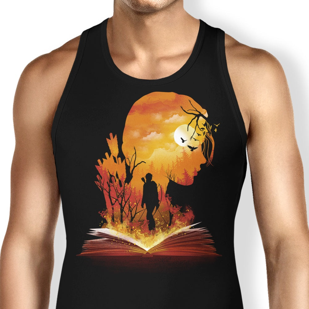 Book of Dystopia Tank Top - Adult & Kids T-Shirts, Sweatshirts & Hoodies apparel design preview 1
