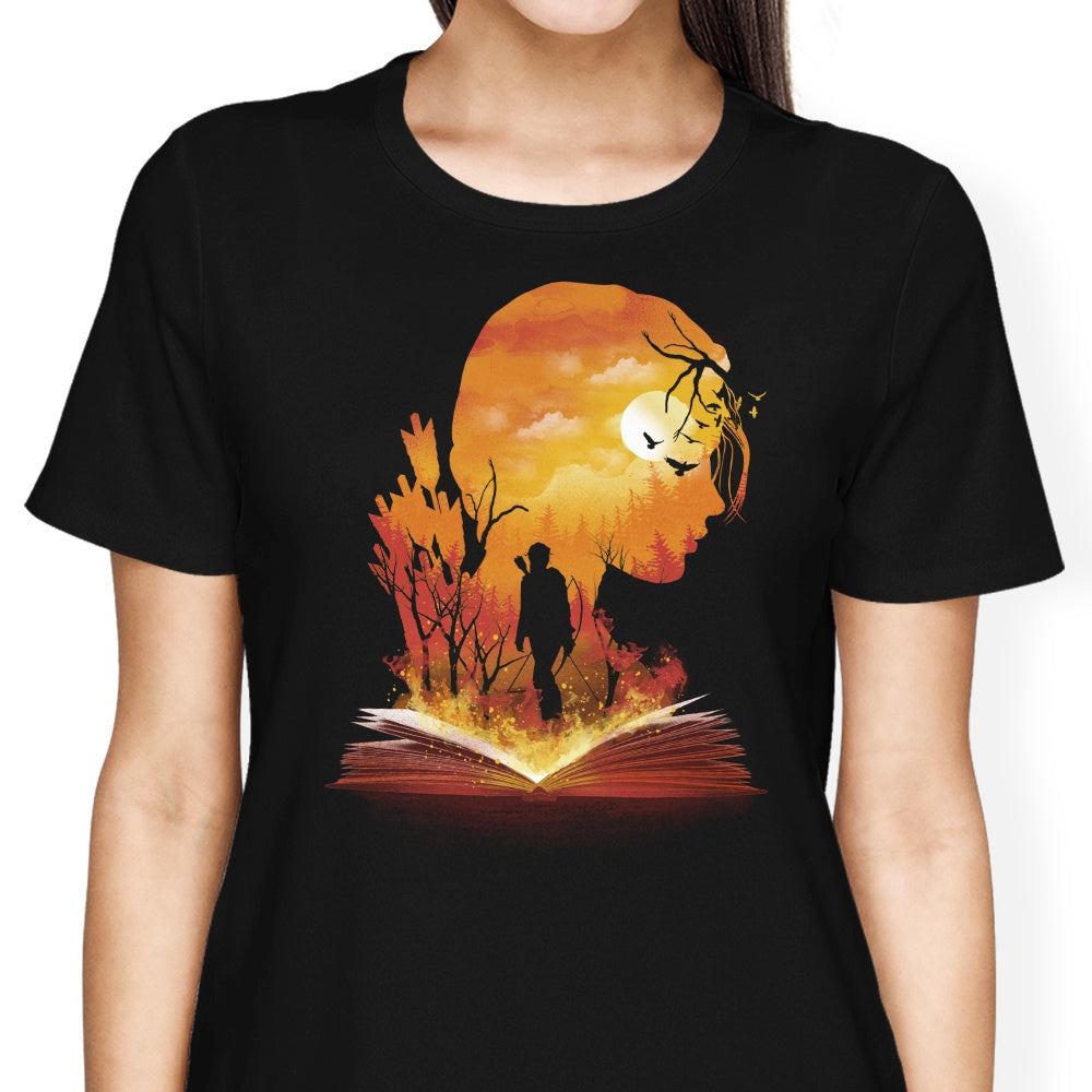 Book of Dystopia Women's Apparel - Adult & Kids T-Shirts, Sweatshirts & Hoodies apparel design preview 2