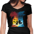 Book of Fire and Ice Women's V-Neck - Adult & Kids T-Shirts, Sweatshirts & Hoodies apparel design preview 1