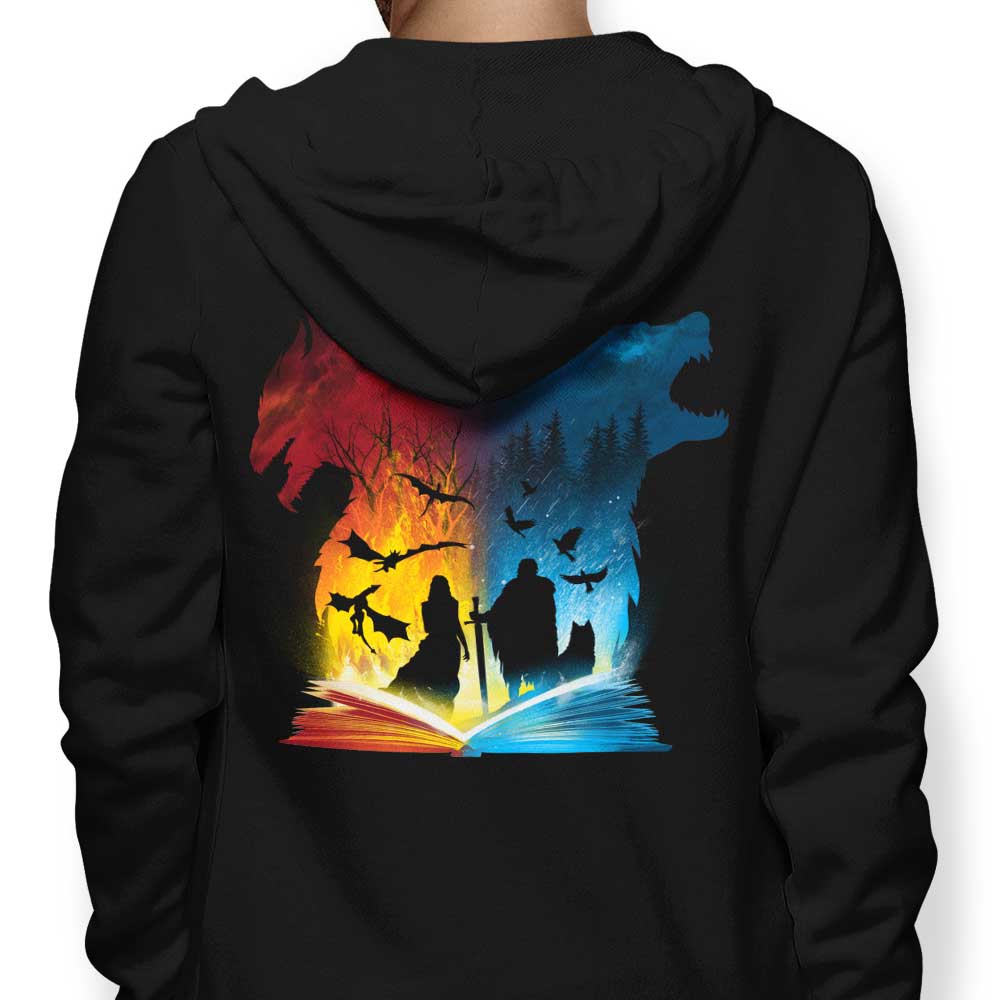 Book of Fire and Ice - Adult & Kids T-Shirts, Sweatshirts & Hoodies apparel design preview 1
