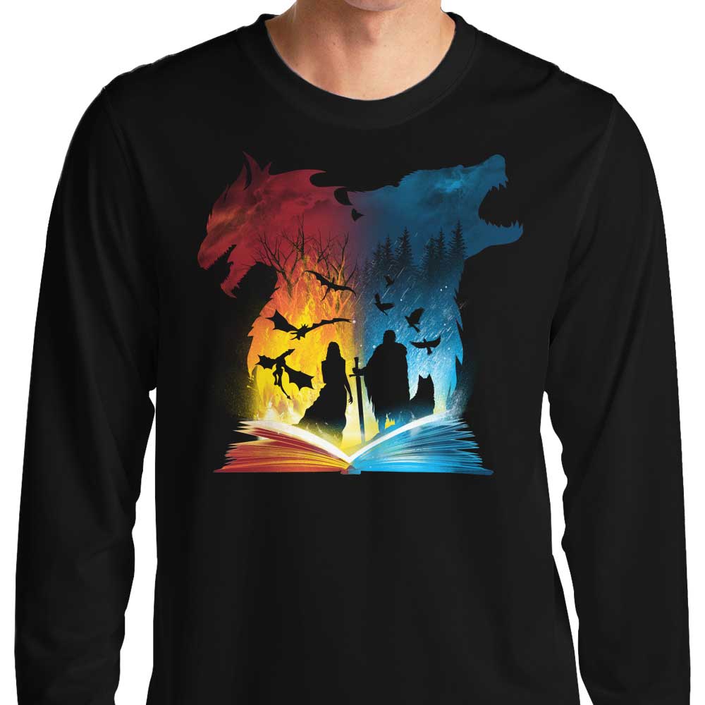 Book of Fire and Ice - Adult & Kids T-Shirts, Sweatshirts & Hoodies apparel design preview 1